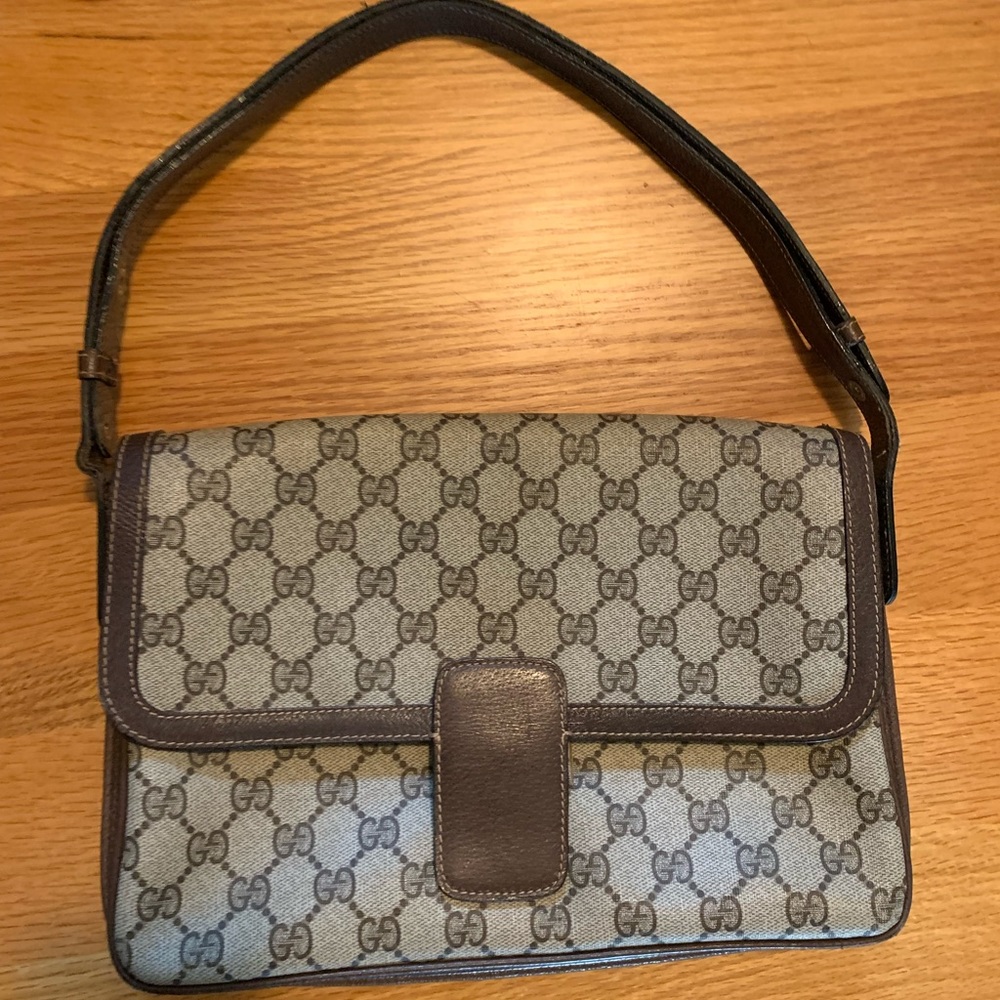 Vintage brown Gucci handbag